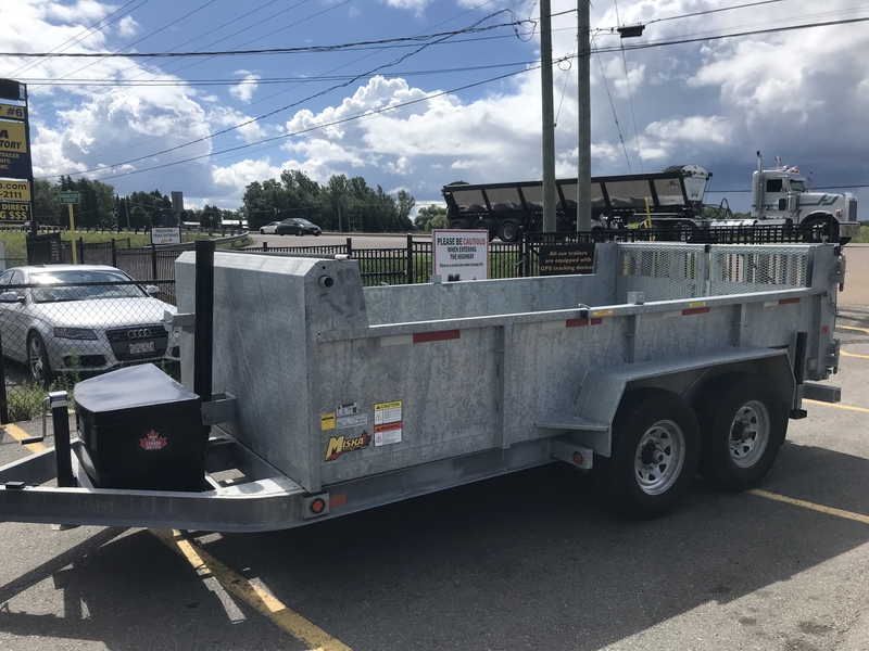 Cargo, Utility Trailers  2023 Miska 6 Ton Galvanized Dump Trailer Photo